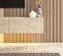Hanah Home Soporte para TV Ada - Travertino con Iluminación LED